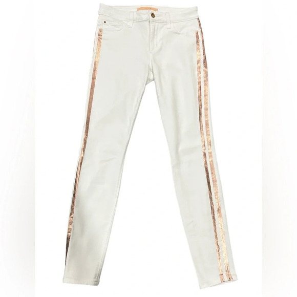 Joe’s Jeans Flawless “The Icon” white and rose gold size 26 - Picture 1 of 9
